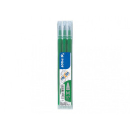 Lot de 3 recharges FriXion pointe moyenne 0,7mm vert Pilot