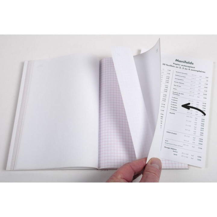 Facturier - Dupli - Autocopiants - A5 - 50 feuilles - Exacompta - 3278E