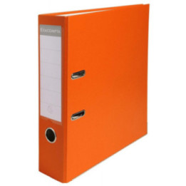 Classeur à levier - Orange - Dos large - 75mm - 2 anneaux - Exacompta