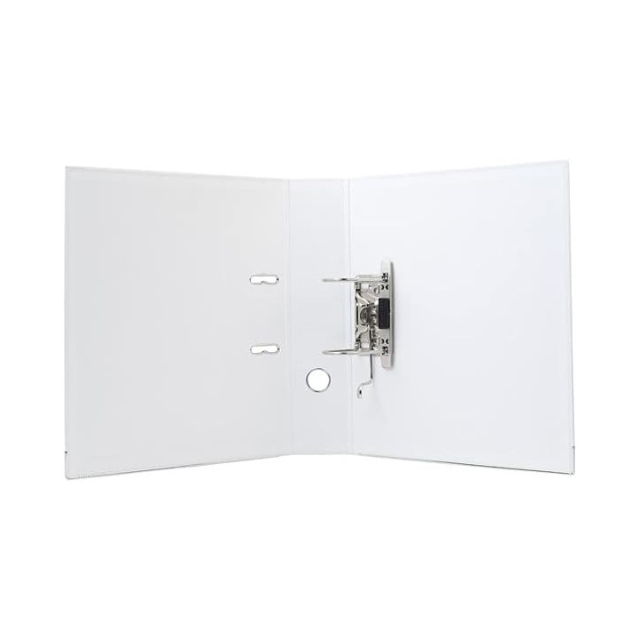 Classeur à levier - Blanc - Dos large - 75mm - 2 anneaux - Exacompta