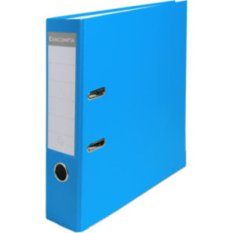 Classeur à levier - Bleu clair - Dos large - 75mm - 2 anneaux - Exacompta