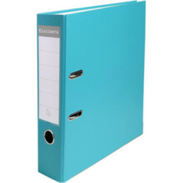 Classeur à levier - Turquoise - Dos large - 75mm - 2 anneaux - Exacompta