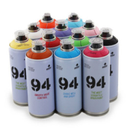 Lot 12 Bombes peinture MTN 94 Finition Mate