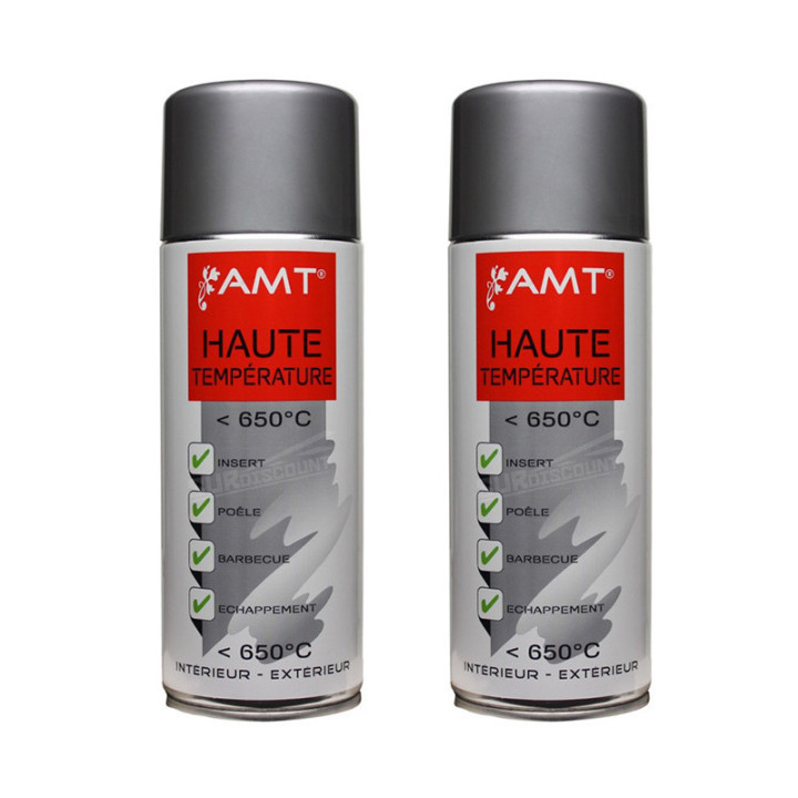 Lot de 2 bombes haute température - gris - AMT