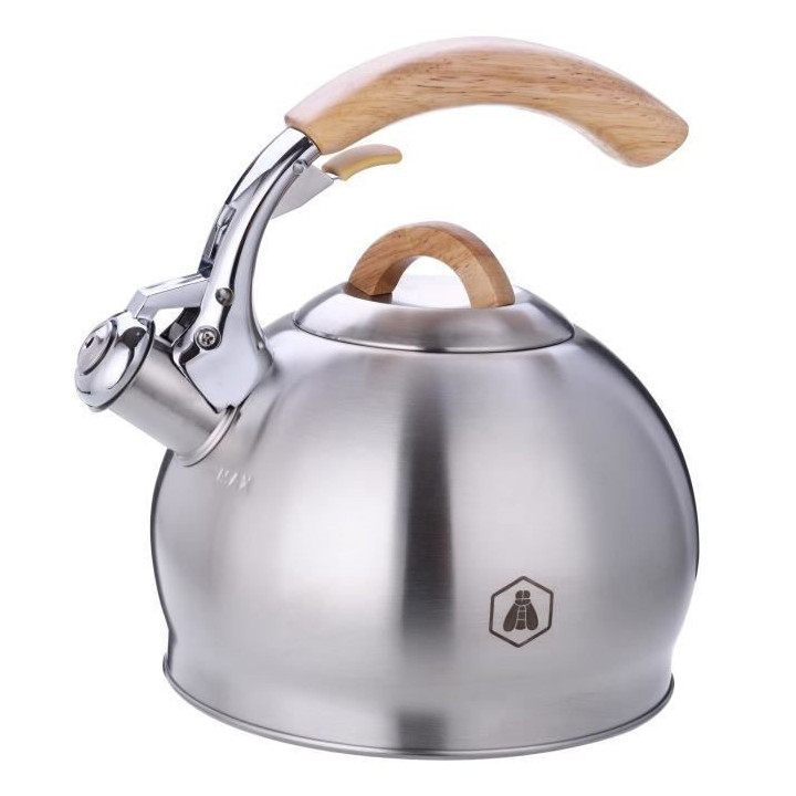 Bouilloire sifflante en inox Laguiole capacité de 3L