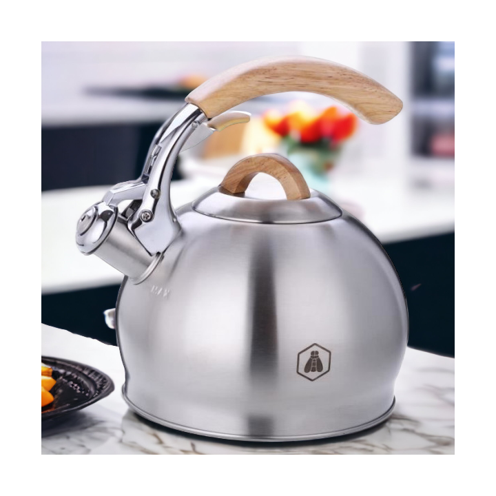 Bouilloire sifflante en inox Laguiole capacité de 3L