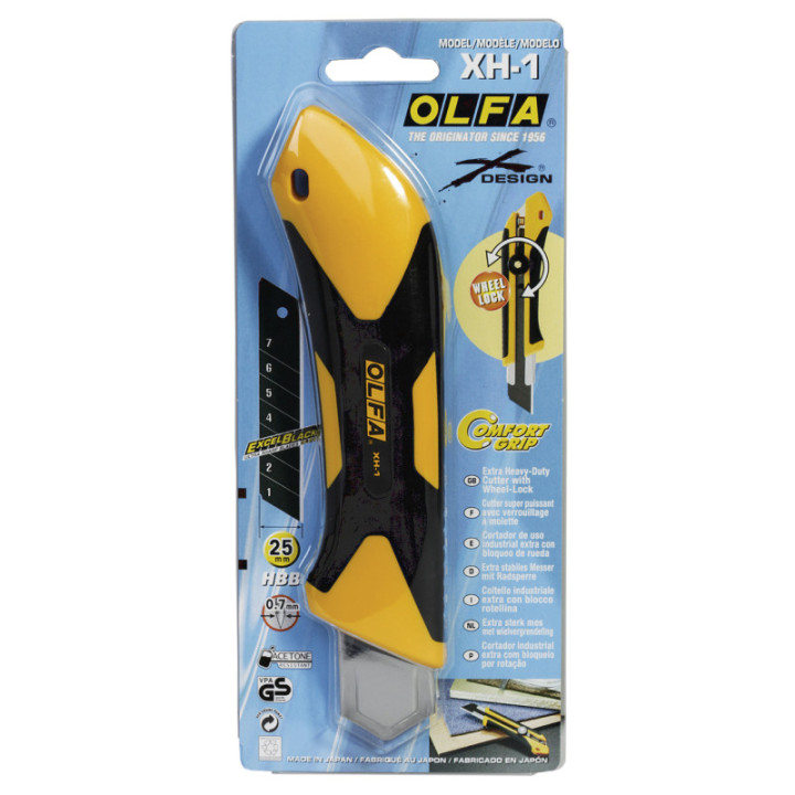 Cutter OLFA XH-1 spécial gros travaux lame de 25 mm