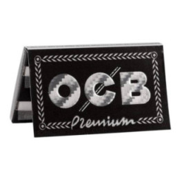 Lot de 10 carnets de 100 feuilles à rouler - Premium Noir - Ocb