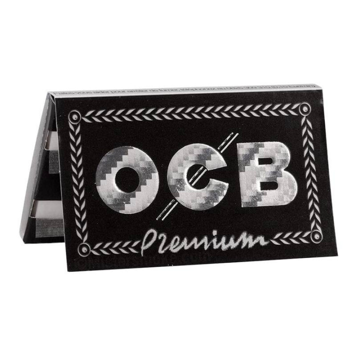 Lot de 10 carnets de 100 feuilles à rouler - Premium Noir - Ocb