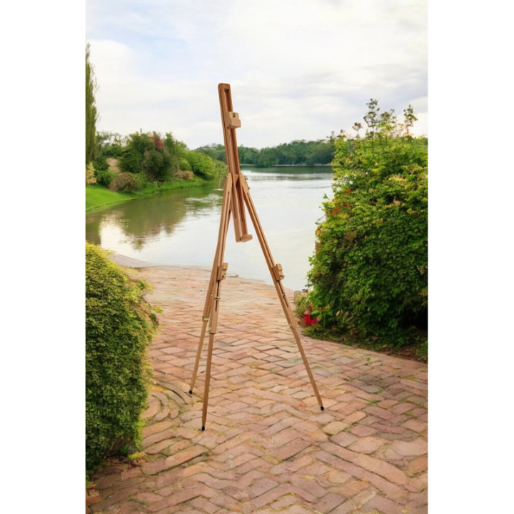 Chevalet de campagne - Bois - Pliable - 3 pieds - Léger - Peinture - Winsor et Newton