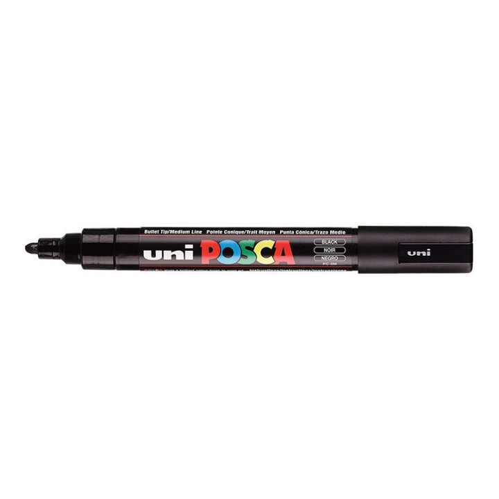 Pochette de 8 marqueurs Posca PC-5M | pointe moyenne conique