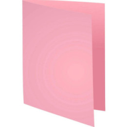 Paquet de 100 chemises Super Exacompta 24 x 32 cm carte rigide rose