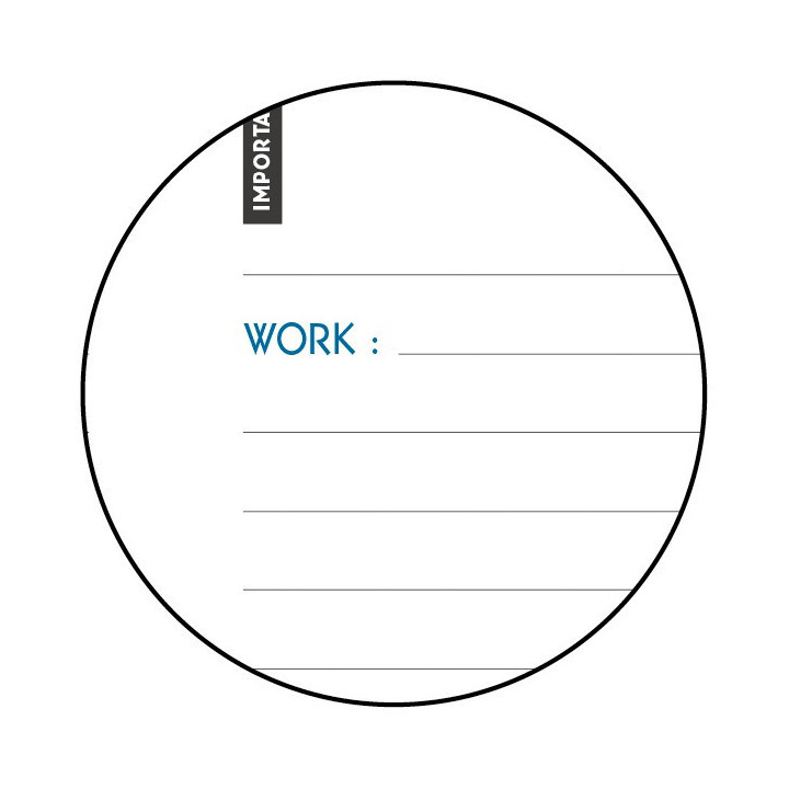 Agenda - 2025/2026 - Scolaire - Noir - 1jour par page - Septembre à septembre