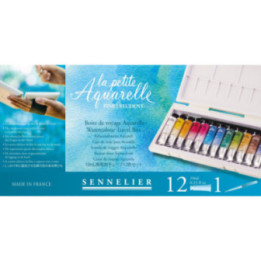 Boîte de voyage La Petite Aquarelle Sennelier 12 tubes de 10ml