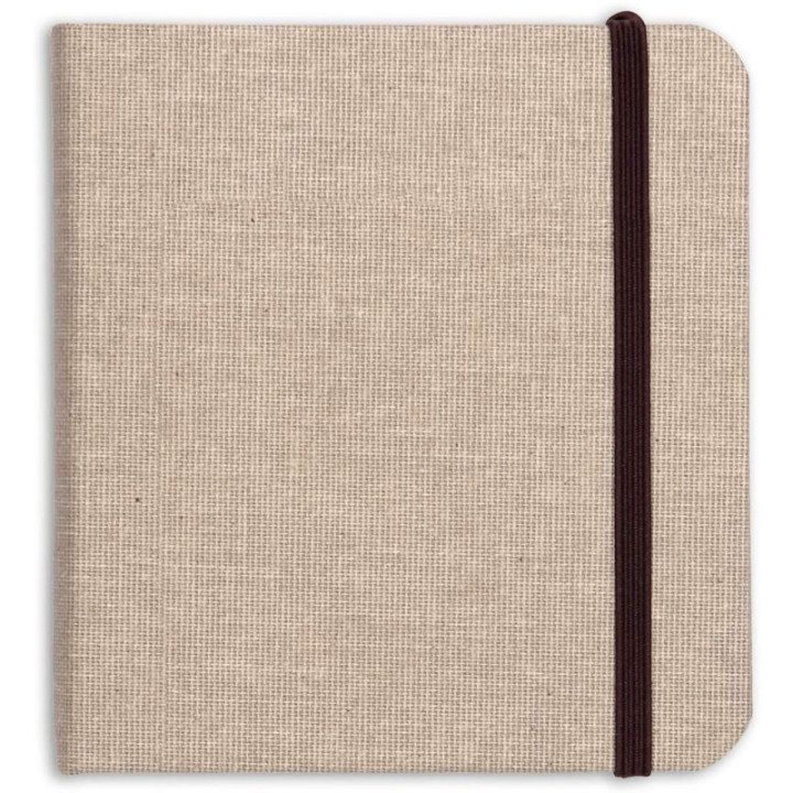 Carnet - Dessin - 15x15cm - 32 pages - 180g - Clairefontaine - Goldline - Beige