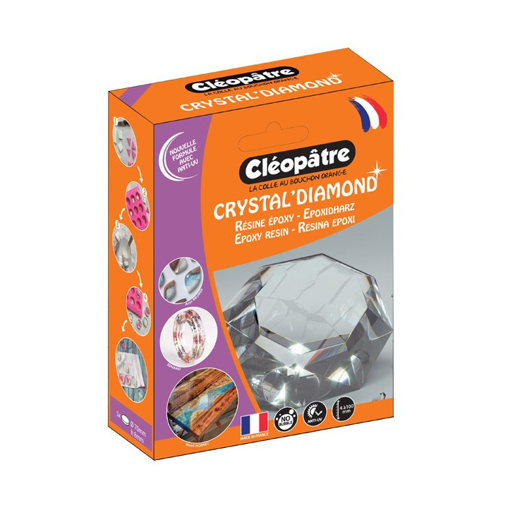 Résine époxy Crystal'Diamond 720ml Cléopâtre