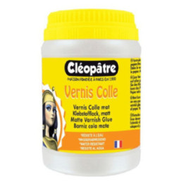 Vernis colle - Mat - Loisirs créatifs - Tous supports - Cléopâtre - 250g