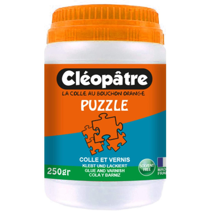 Colle - Vernis - Pour puzzle - pot de 250g - Cléopâtre