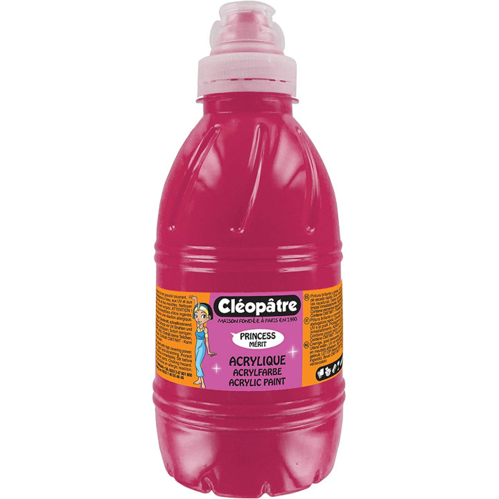 Peinture acrylique Princess Mérit - Magenta - 500 ml - Cléopâtre