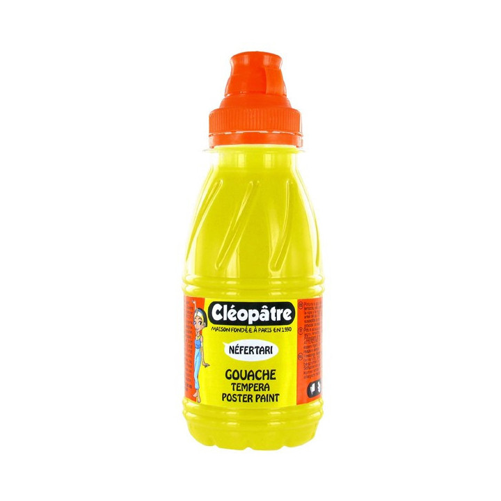 Peinture gouache Néfertari - Jaune doré - 250 ml - Cléopâtre