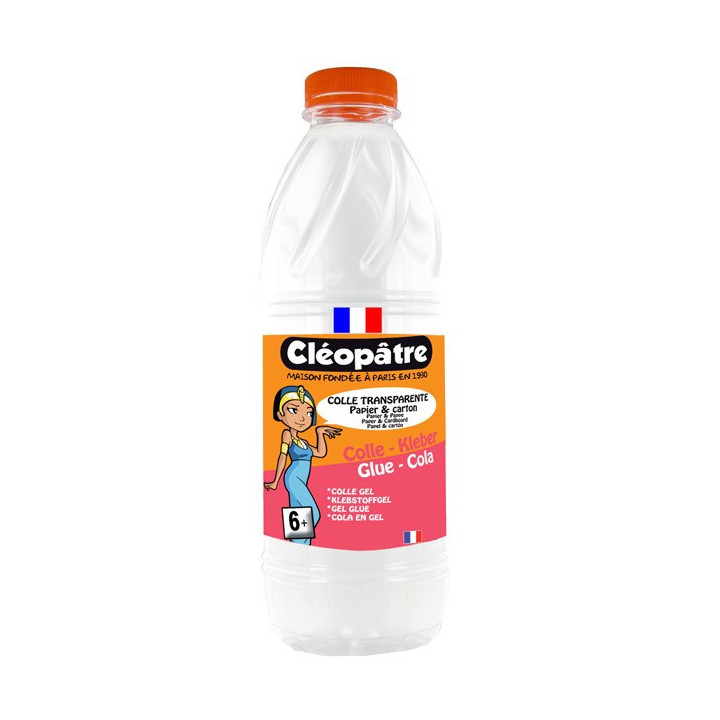 Flacon de colle transparente Cléopâtre 1kg