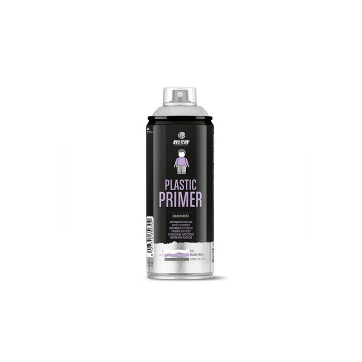 Apprêt - Primaire d'accroche - Pour plastique - Transparent - 400ml - MTN Pro