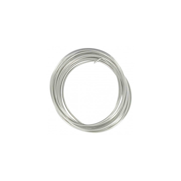 Fil aluminium diamètre 2mm x 2m argent
