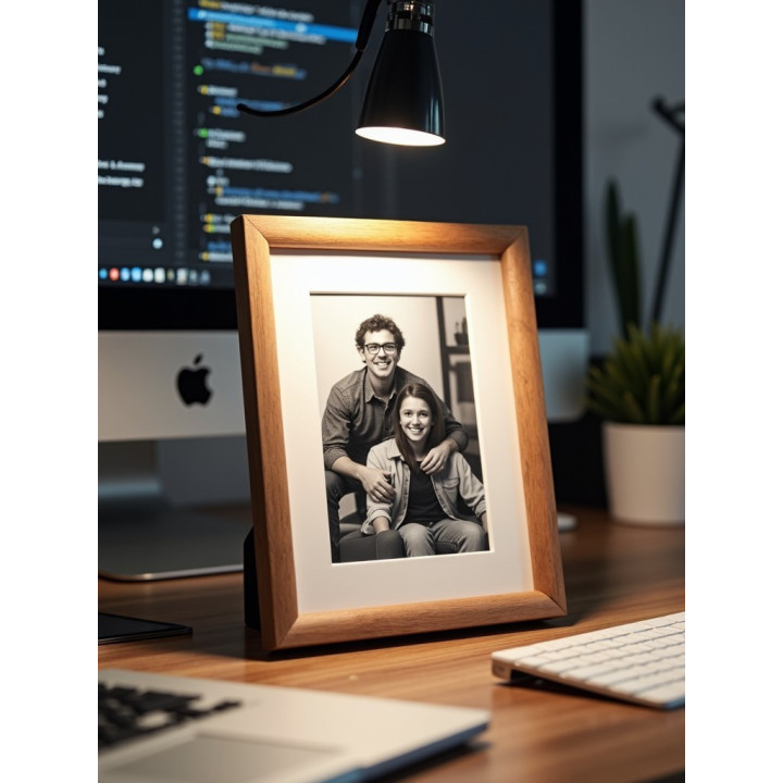 Passe-partout - Blanc - 24x30cm - Photo 18x24cm - Pour cadre - Encadrement