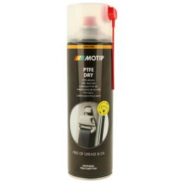 Lubrifiant PTFE sec - Empêche usure et adhérence - Résiste aux intempéries - Motip