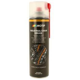 Produit lubrifiant - Graisse pour chaînes et transmissions - Hydrofuge - Motip