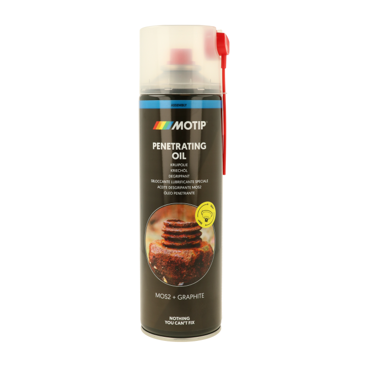 Produit dégrippant - Contient du MOS2 et du graphite - Anticorrosion - Motip