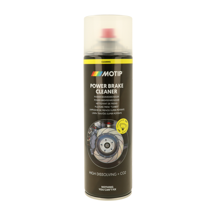 Produit nettoyant freins - Dissout résidus - Non conducteur et non corrosif - Motip