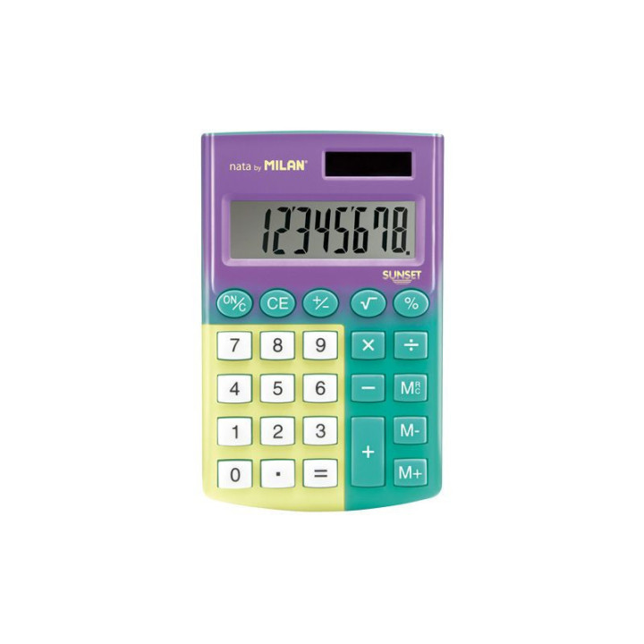Calculatrice de poche coloris pastels Milan