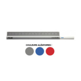 Règle en métal 15 cm avec gomme blanche intégrée Milan