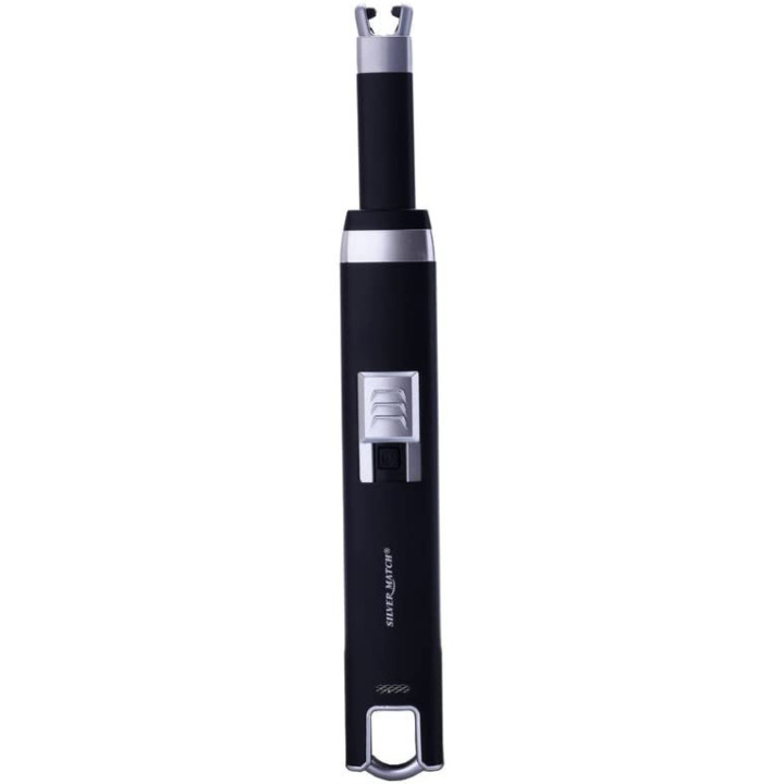 Allume gaz - Électrique - Avec port USB - Silver Match
