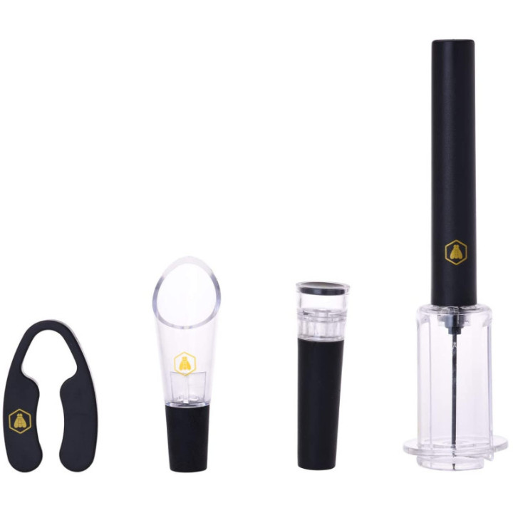 Coffret tire-bouchon à pression d'air et accessoires Laguiole