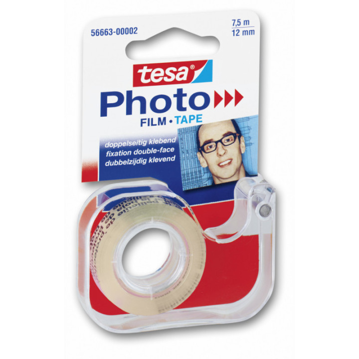 Ruban adhésif double face pour photos Tesa 7,5m x 12mm