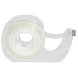 Dévidoir ruban adhésif double face transparent Tesa 7,5m x 12mm