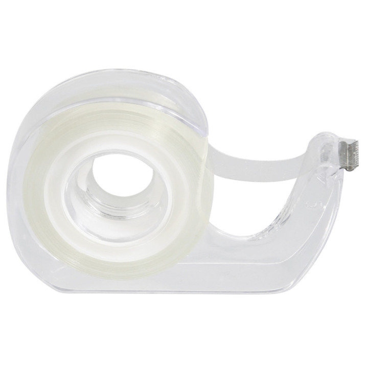 Dévidoir ruban adhésif double face transparent Tesa 7,5m x 12mm