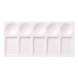 Petite palette de peinture plastique blanc Liquitex 10 godets