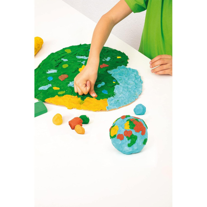 Pâte à modeler Jovi pack de 18 unités de 50 grammes couleur nature