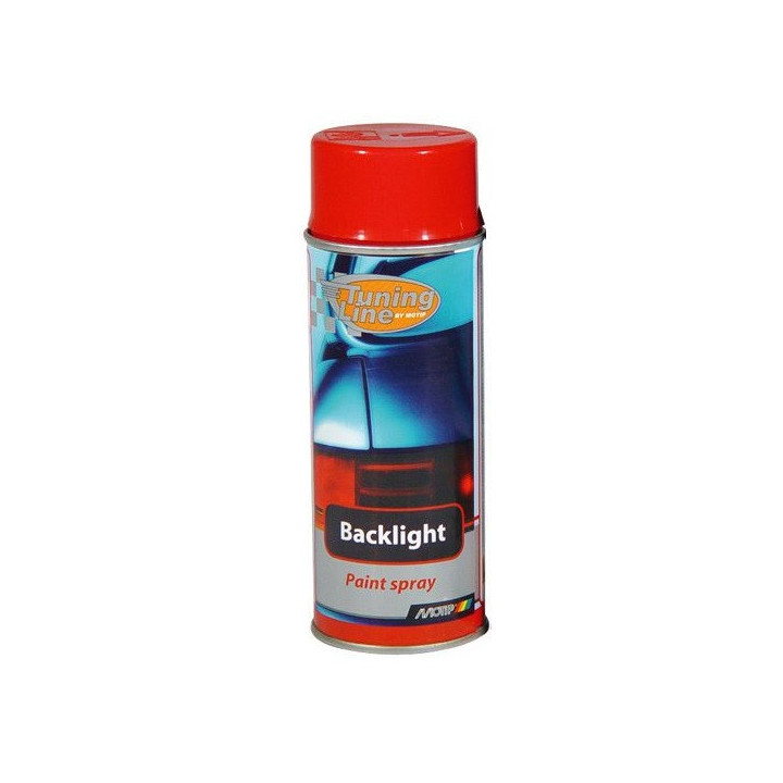 Bombe de peinture feux arrières - 400 ml - rouge - Motip