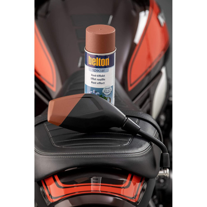 Bombe de peinture Belton effet rouille 400ml