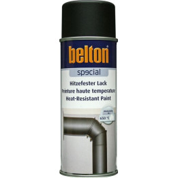 Bombe de peinture Belton haute température noir fonte 400ml