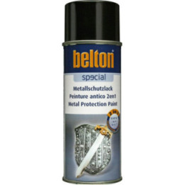 Bombe de peinture Belton 2-en-1 anti-corrosion noir brillant 400 ml