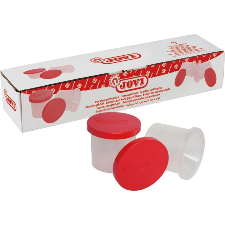 Gobelet - Plastique - Pour peinture - Capuchon anti versement - Jovi