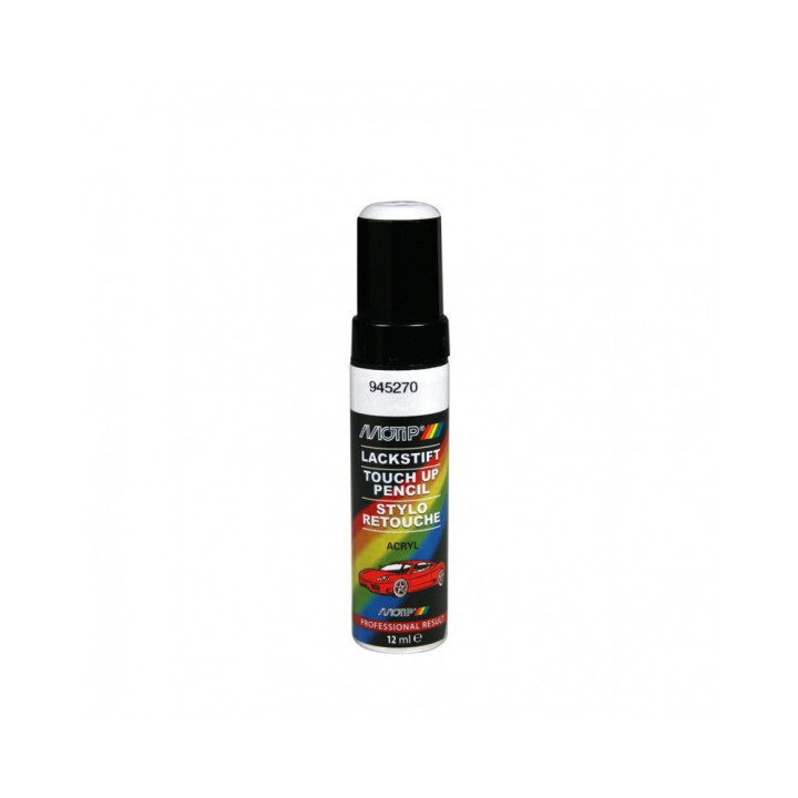 Stylo de retouche peinture pour carrosserie MOTIP 12 ml blanc brillant 945270