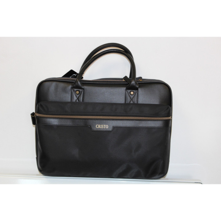 Sacoche Ordinateur 1 Compartiment + Pochette - Cristo