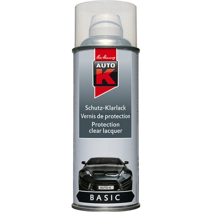 Bombe aérosol vernis de finition transparent Auto-K 400ml