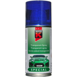 Bombe de vernis coloré transparent - bleu - Auto-K - 150ml